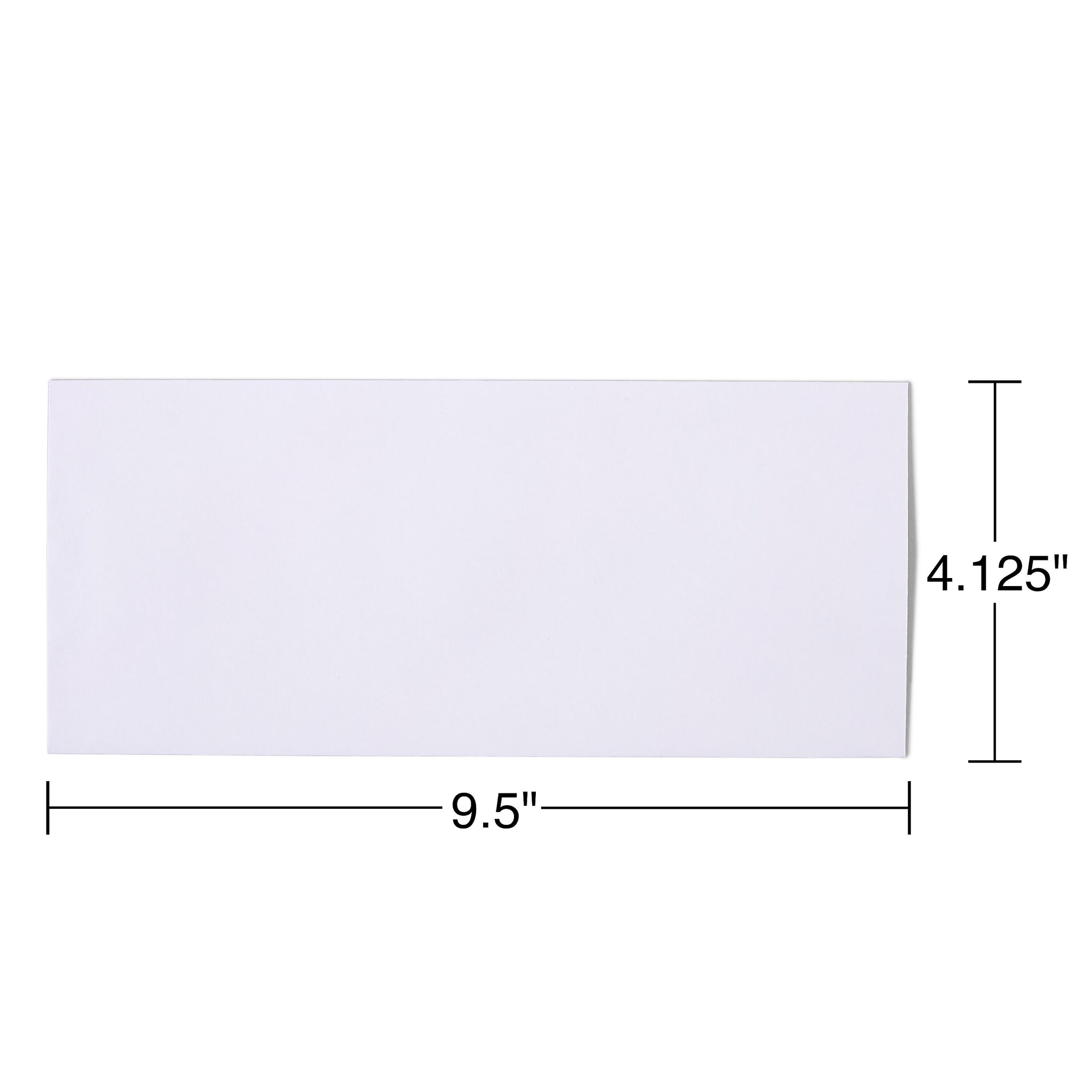 Staples EasyClose #10 Business Envelopes, 4 1/8