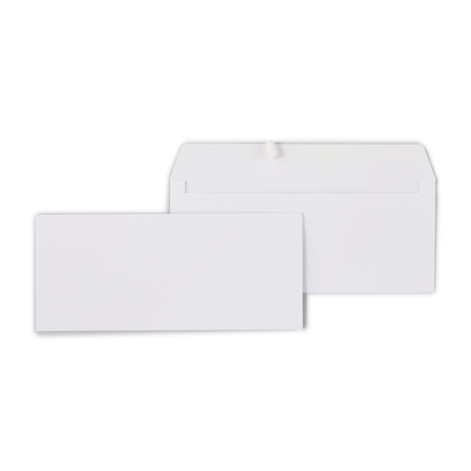 Staples EasyClose #10 Business Envelopes, 4 1/8" x 9 1/2", White, 500/Box