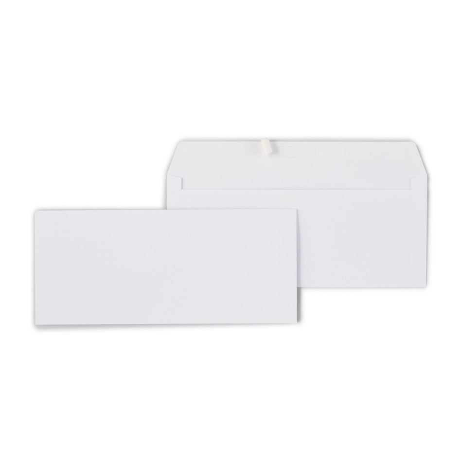 Staples EasyClose #10 Business Envelopes, 4 1/8" x 9 1/2", White, 500/Box