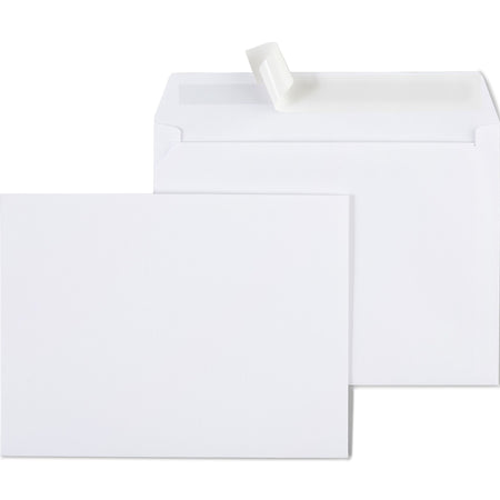 Staples EasyClose Booklet Envelopes, 12"L x 9"H, White, 100/Box