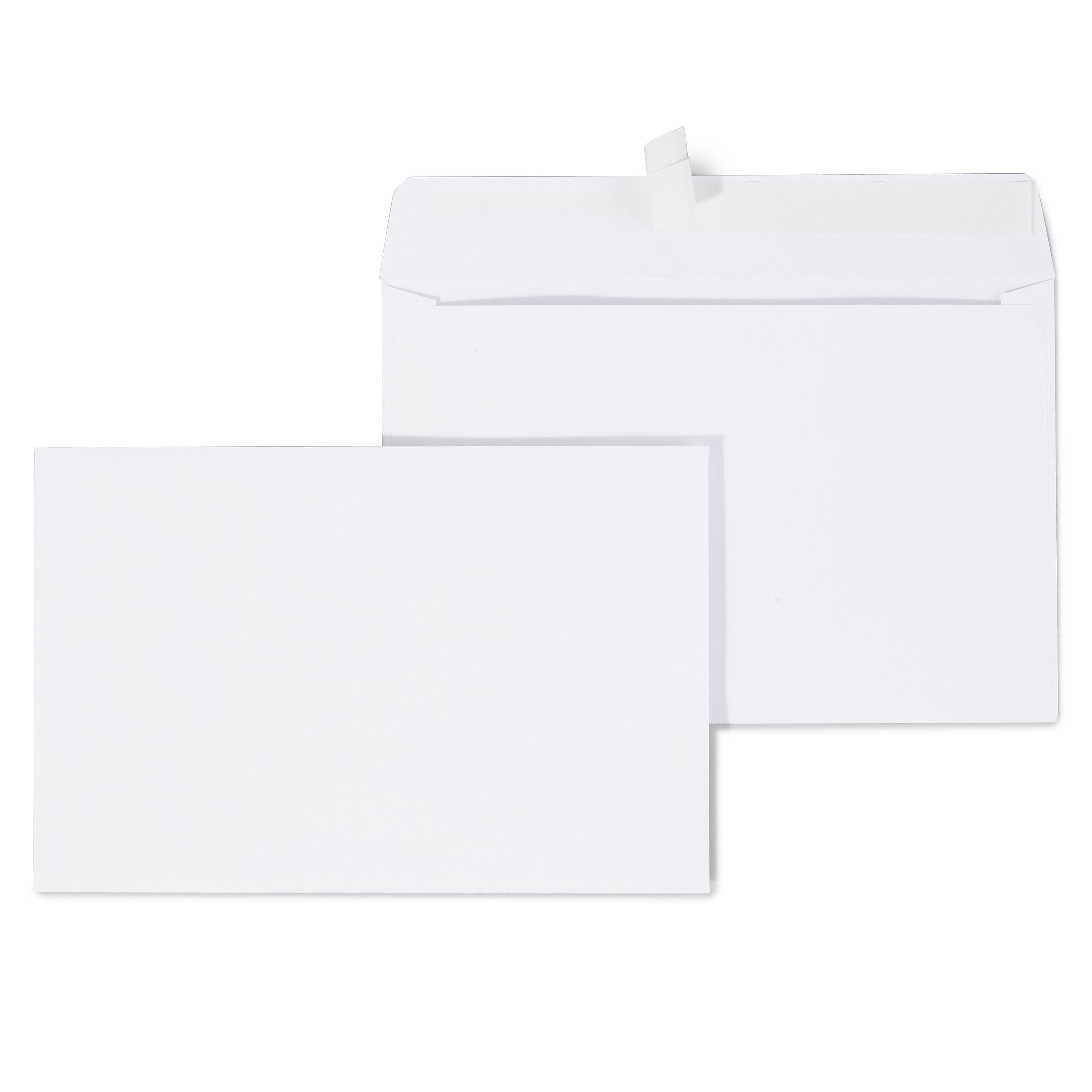 Staples EasyClose Booklet Envelopes, 6" x 9", White, 250/Box