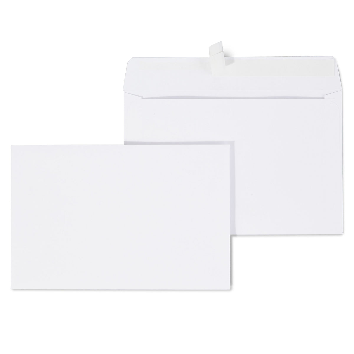 Staples EasyClose Booklet Envelopes, 6" x 9", White, 250/Box