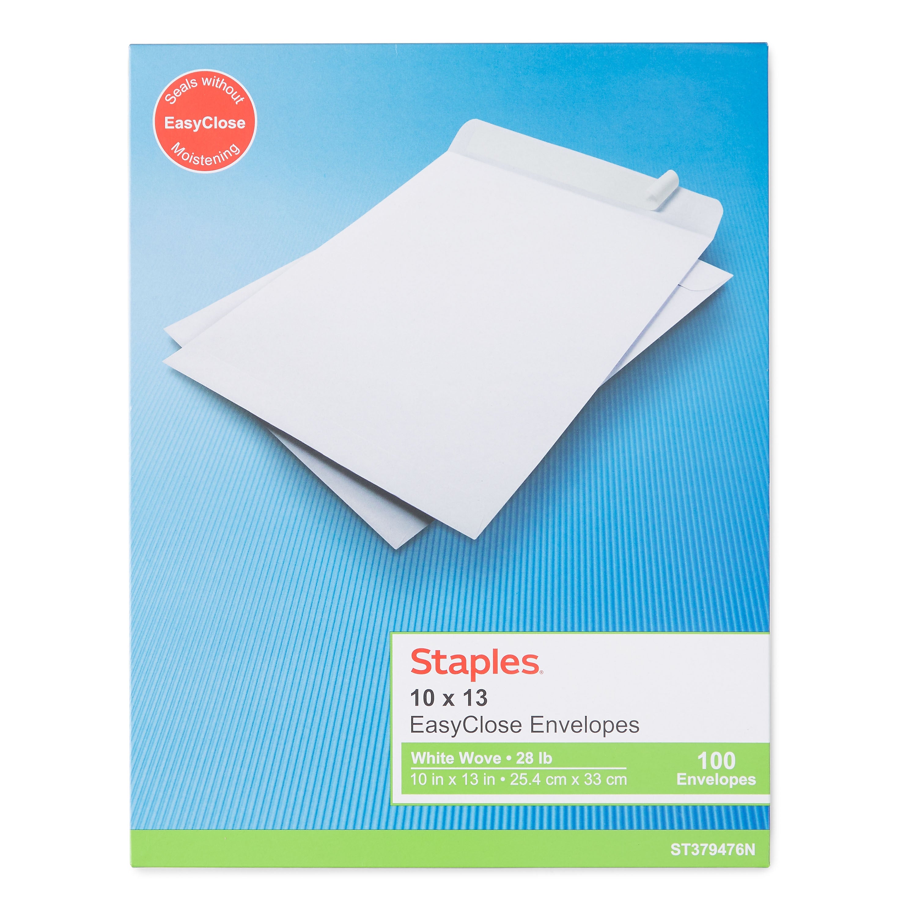 Staples EasyClose Catalog Envelopes, 10