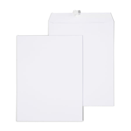 Staples EasyClose Catalog Envelopes, 10"L x 13"H, White, 250/Box