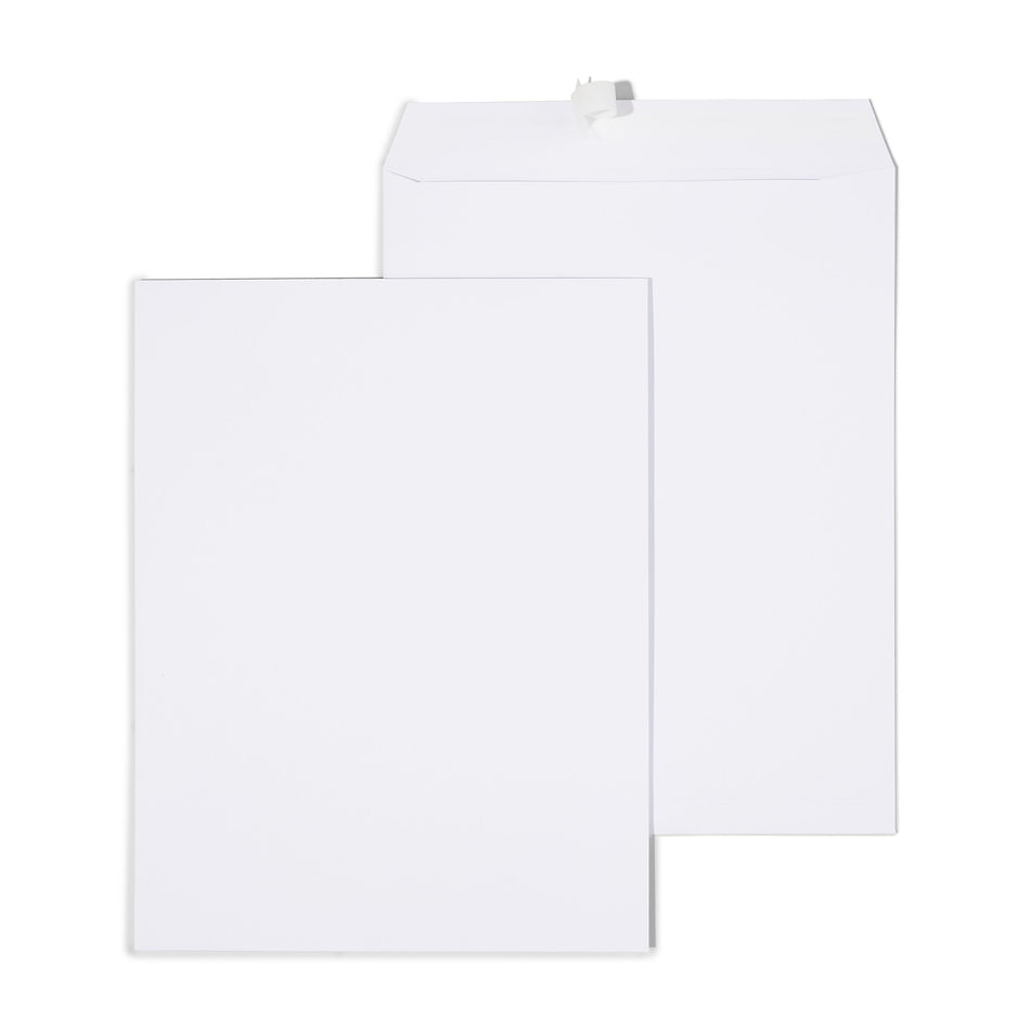 Staples EasyClose Catalog Envelopes, 10"L x 13"H, White, 250/Box