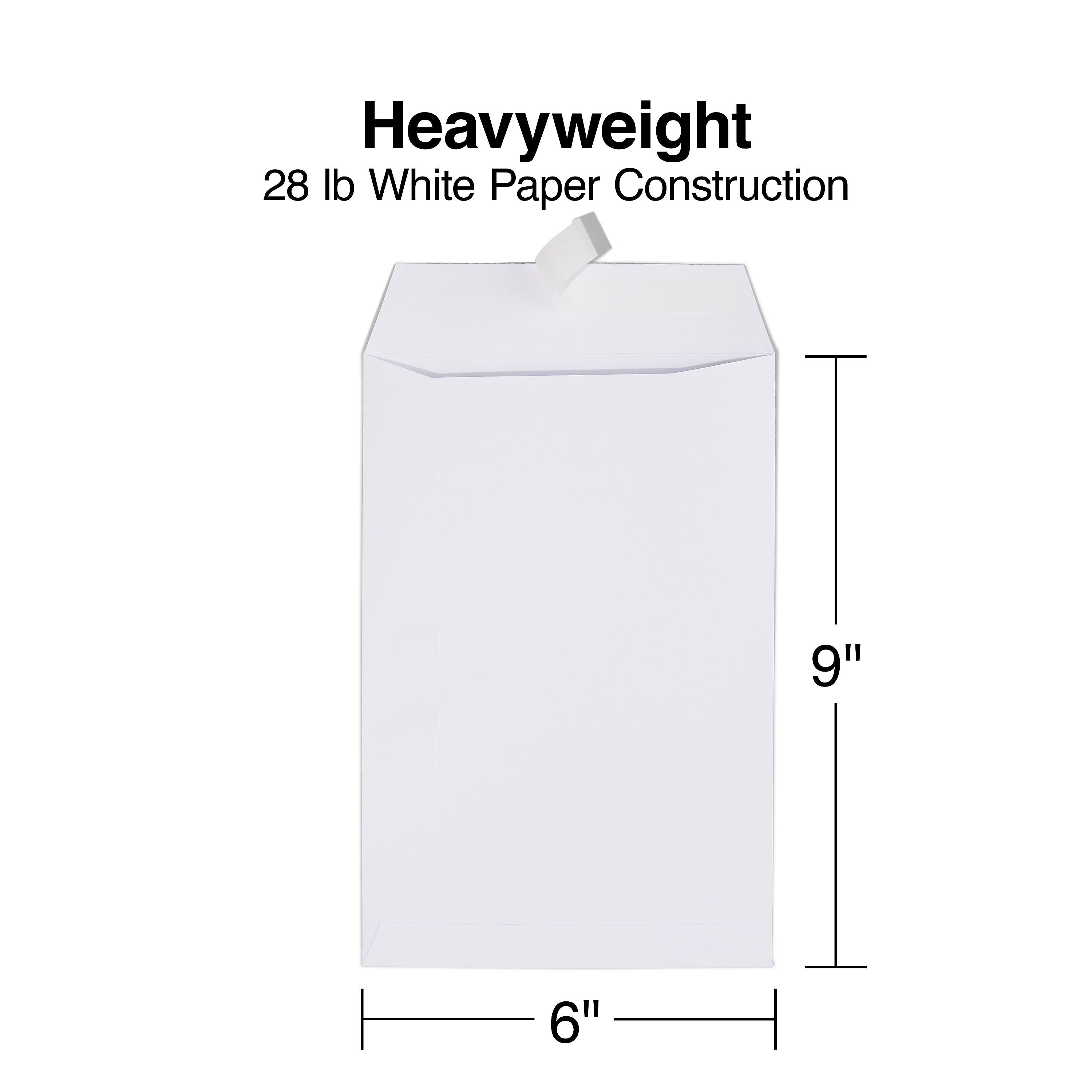 Staples EasyClose Catalog Envelopes, 6