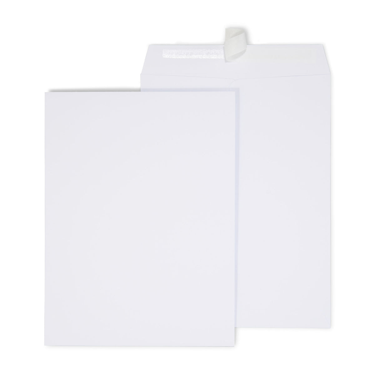 Staples EasyClose Catalog Envelopes, 9"L x 12"H, White, 250/Box