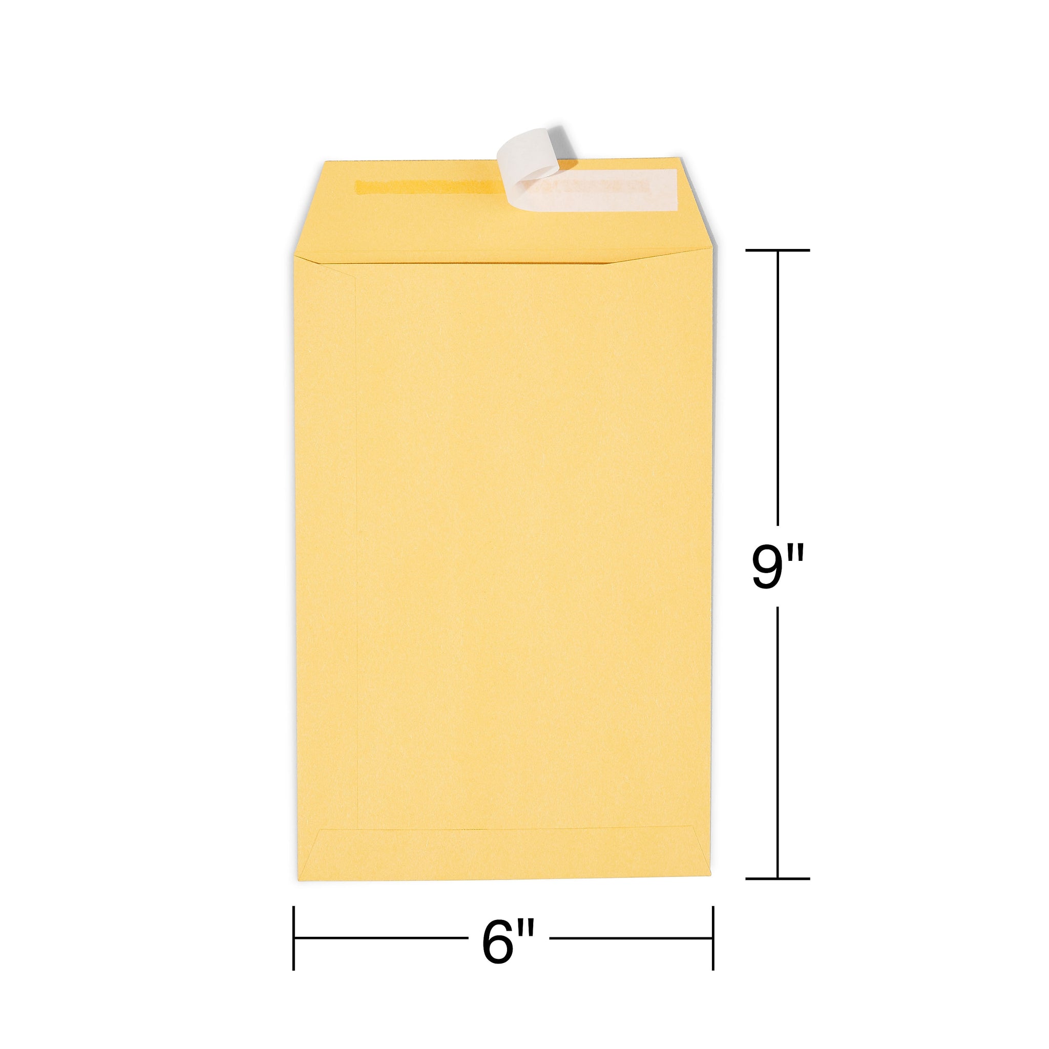 Staples EasyClose Self Seal #1 Kraft Catalog Envelope, 6