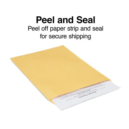 Staples EasyClose Self Seal #10 1/2 Kraft Catalog Envelope, 9" x 12", Brown, 250/Box