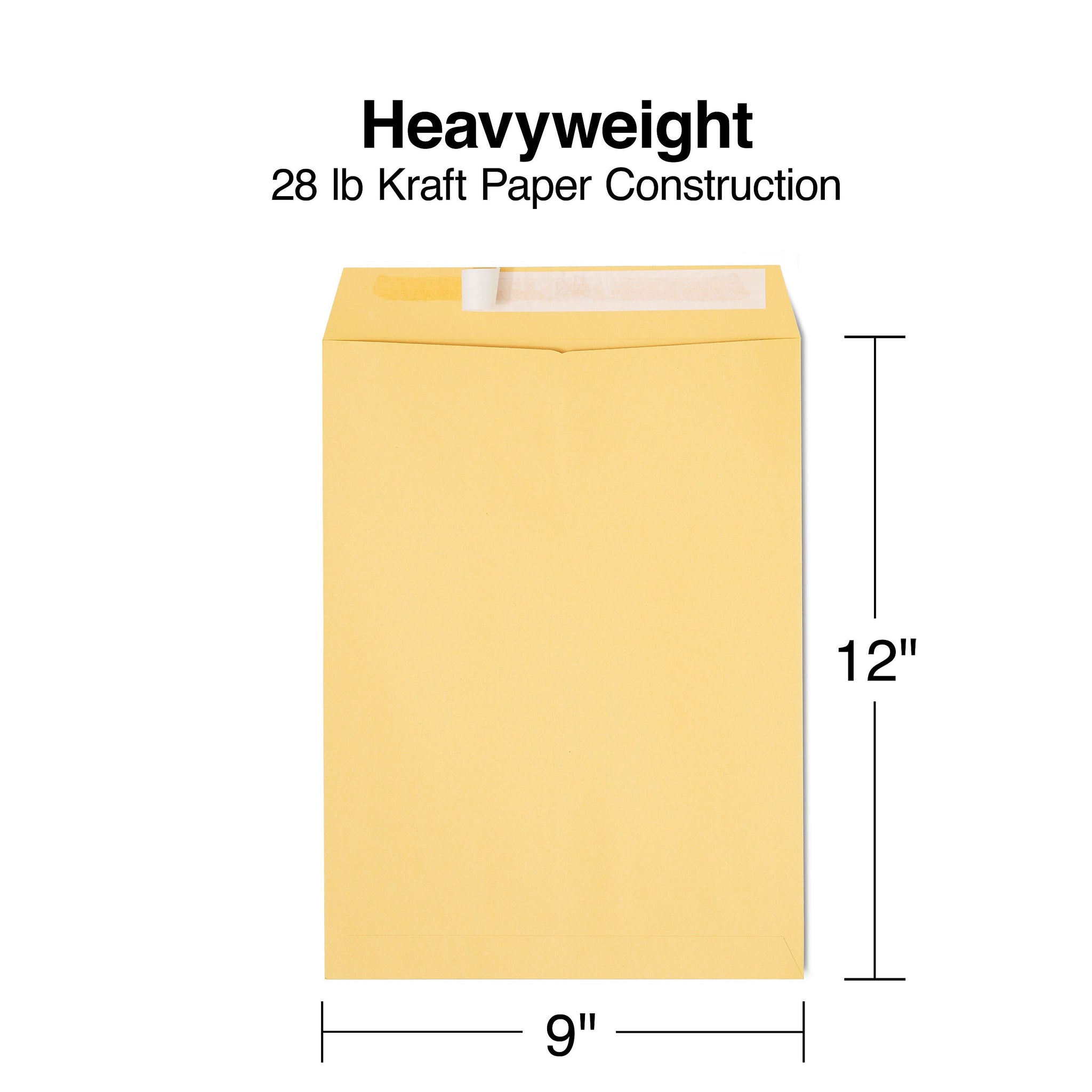 Staples EasyClose Self Seal #10 1/2 Kraft Catalog Envelope, 9