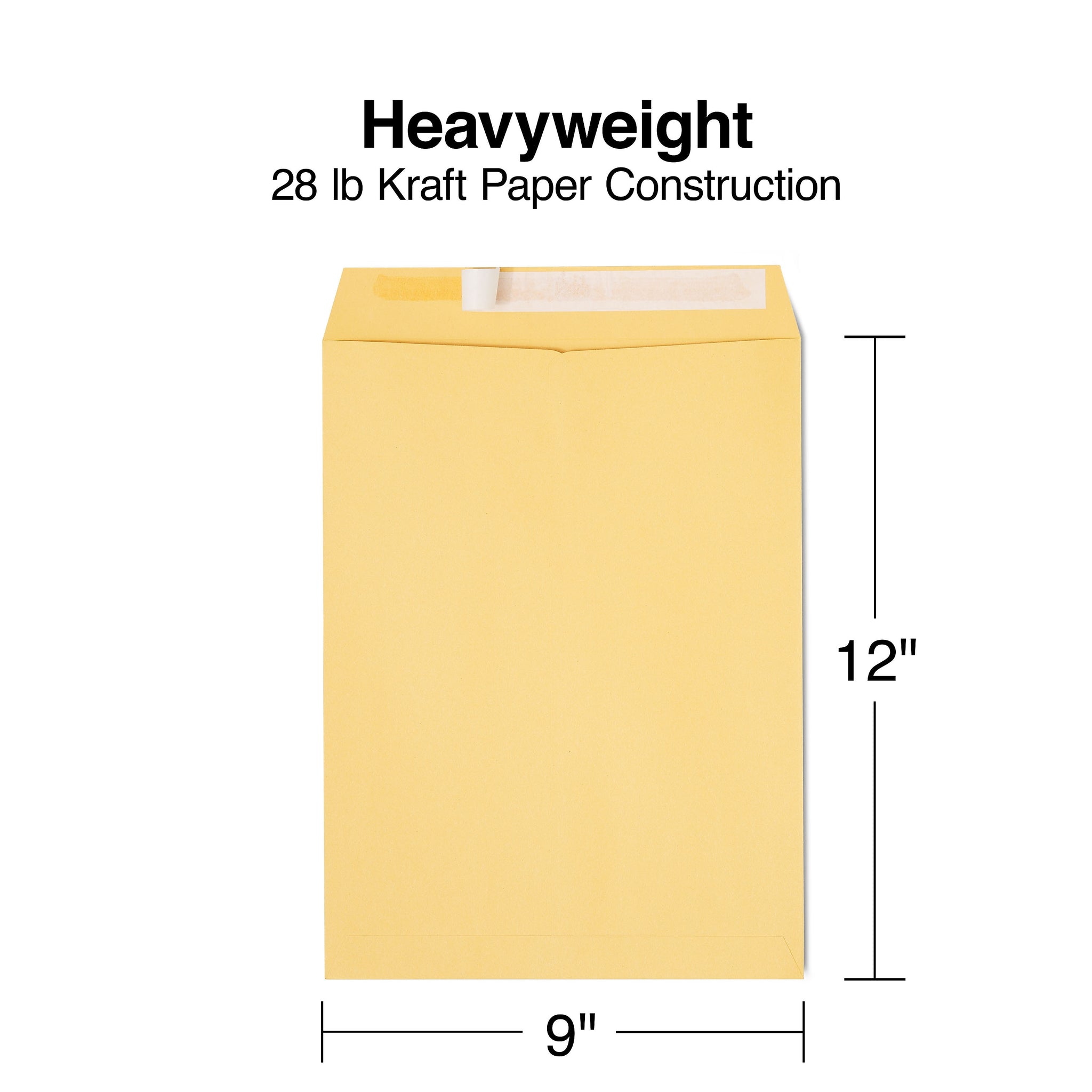 Staples EasyClose Self Seal #10 1/2 Kraft Catalog Envelope, 9