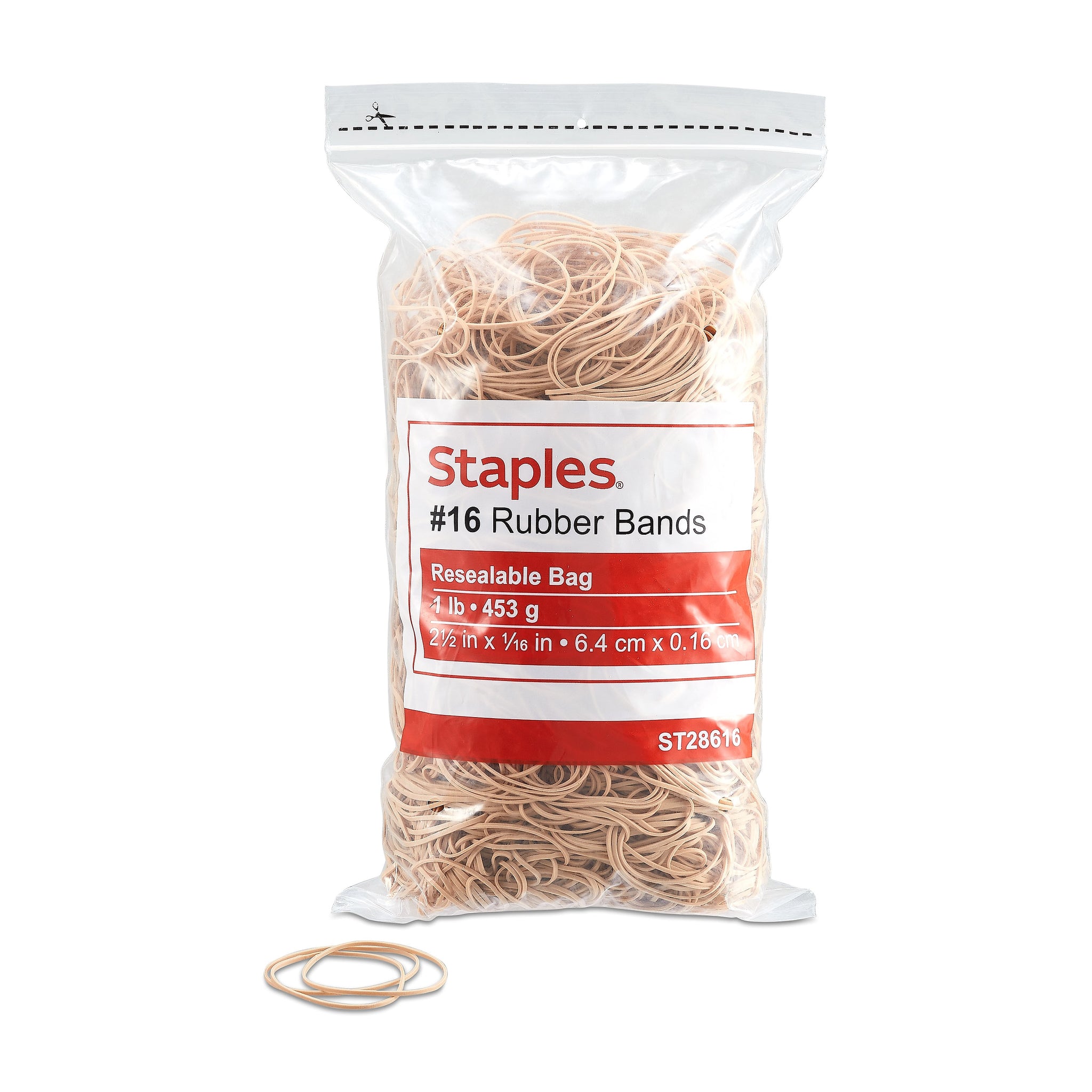 Staples Economy #16 Rubber Bands, 2000/Pack