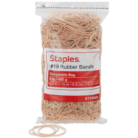 Staples Economy #19 Rubber Bands, 1500/Pack