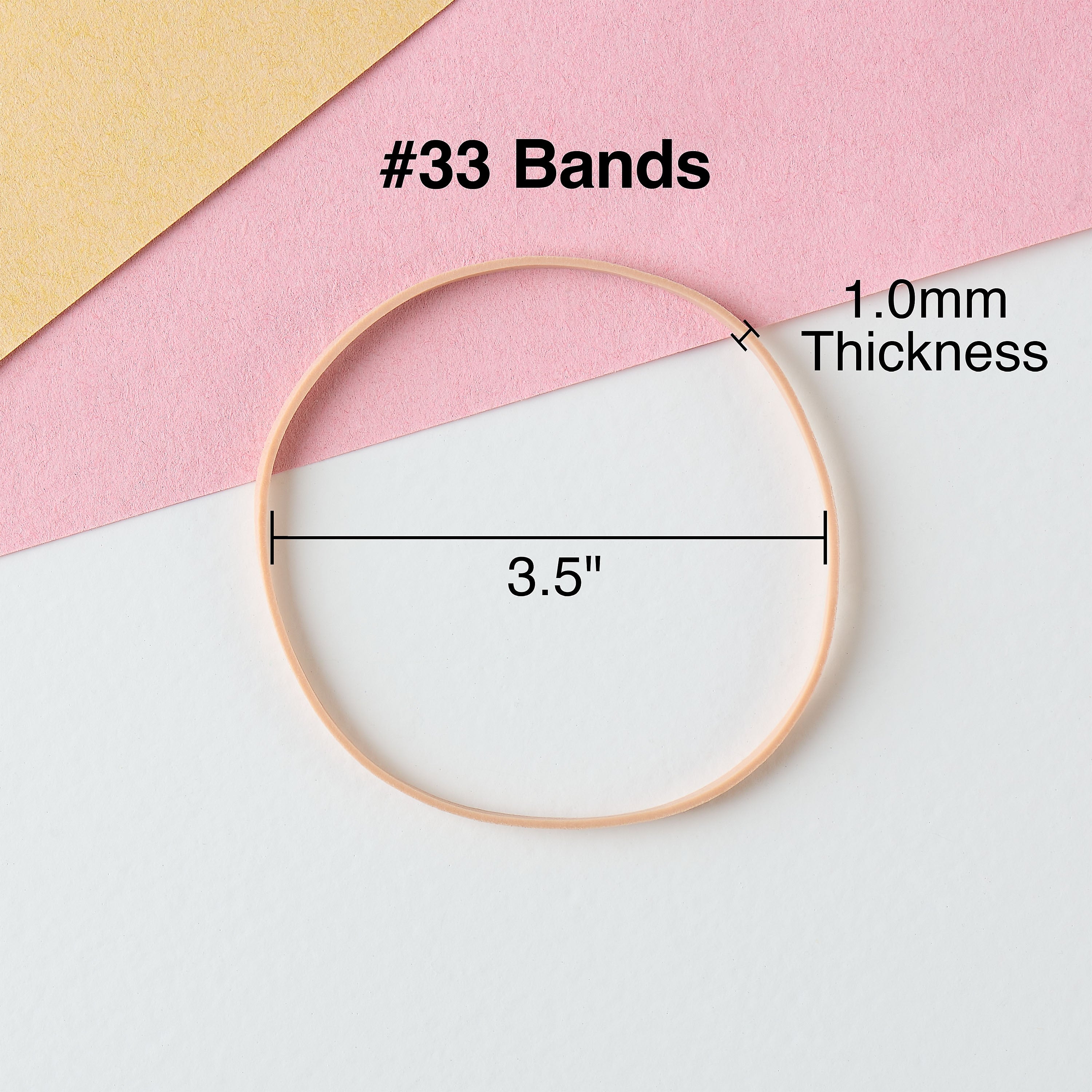 Staples Economy #33 Rubber Bands, 820/Pack