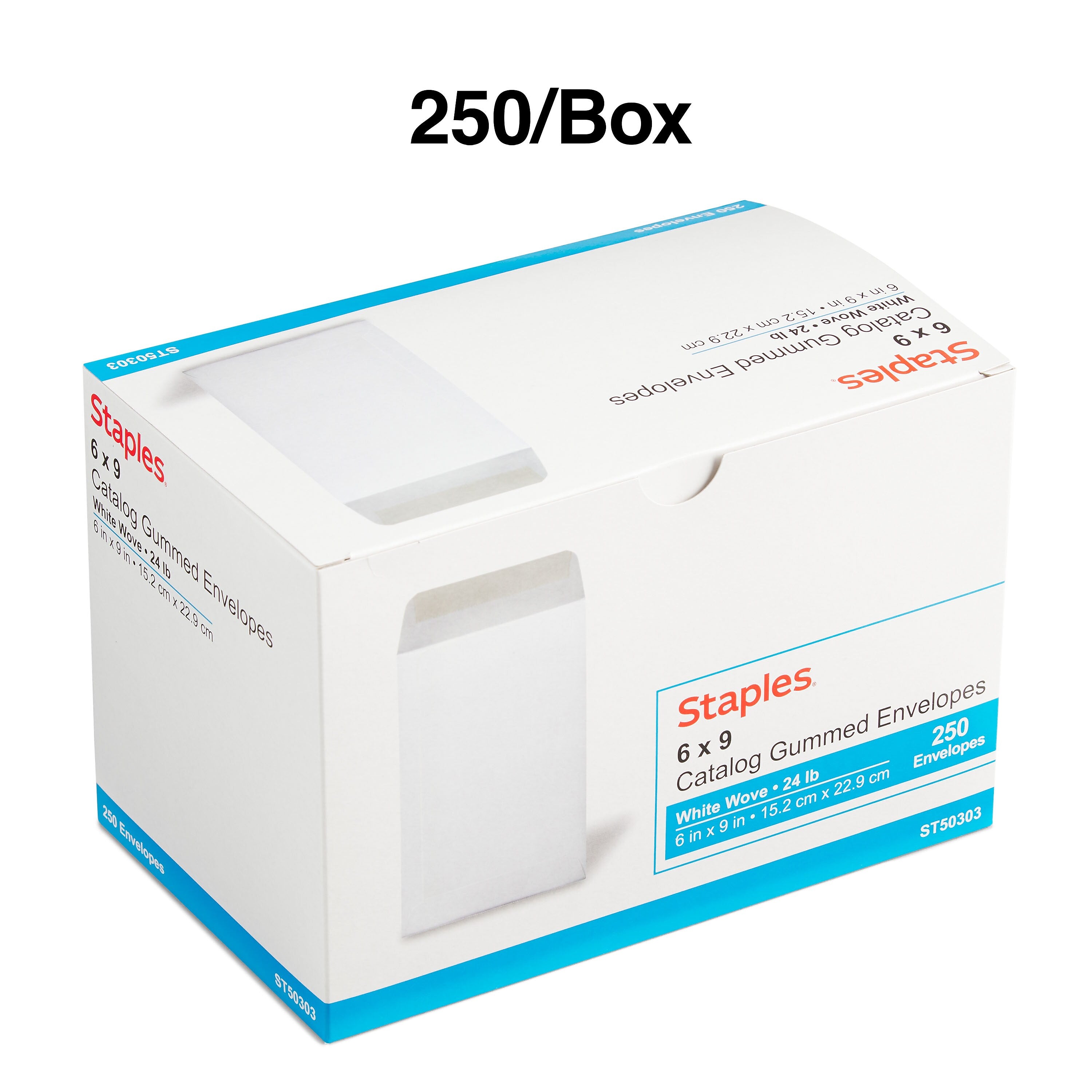 Staples Economy Gummed Catalog Envelopes, 6