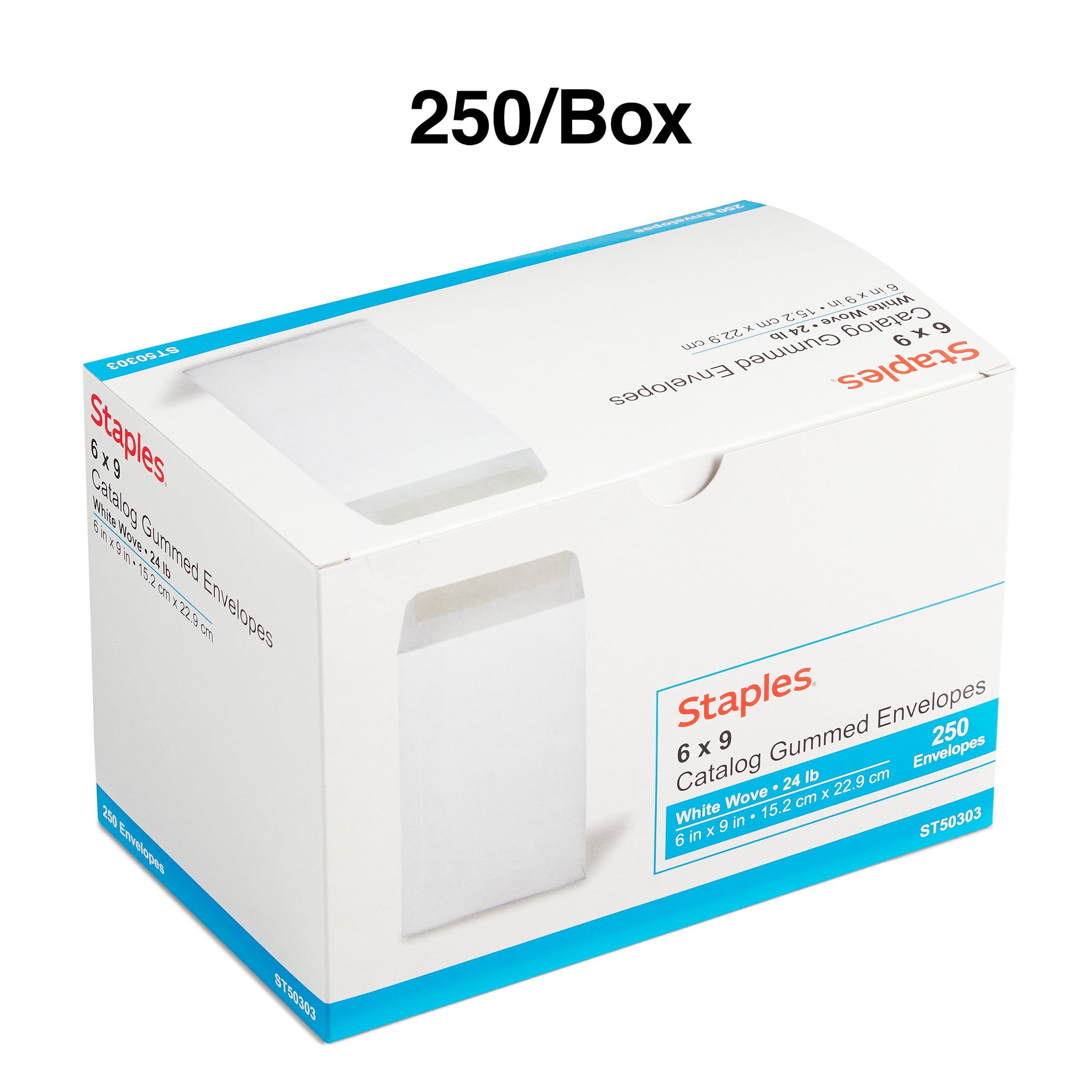 Staples Economy Gummed Catalog Envelopes, 6