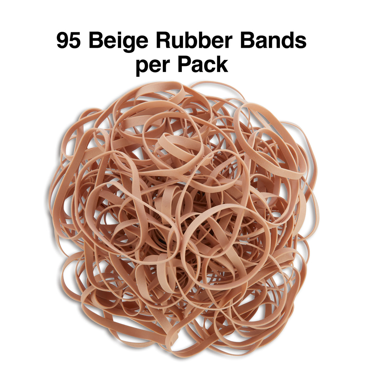 Staples Economy Rubber Bands, #64, 1/4 lb. Bag, 95/Pack