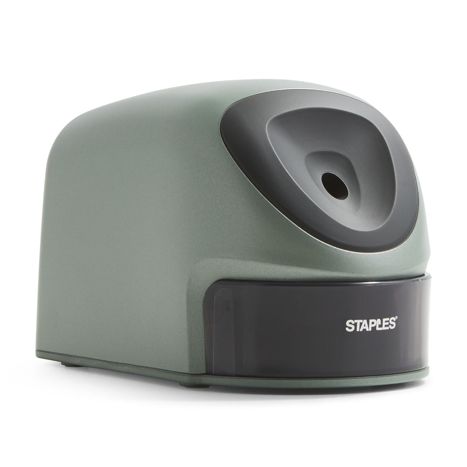 Staples® Electric Pencil Sharpener, Gray/Silver