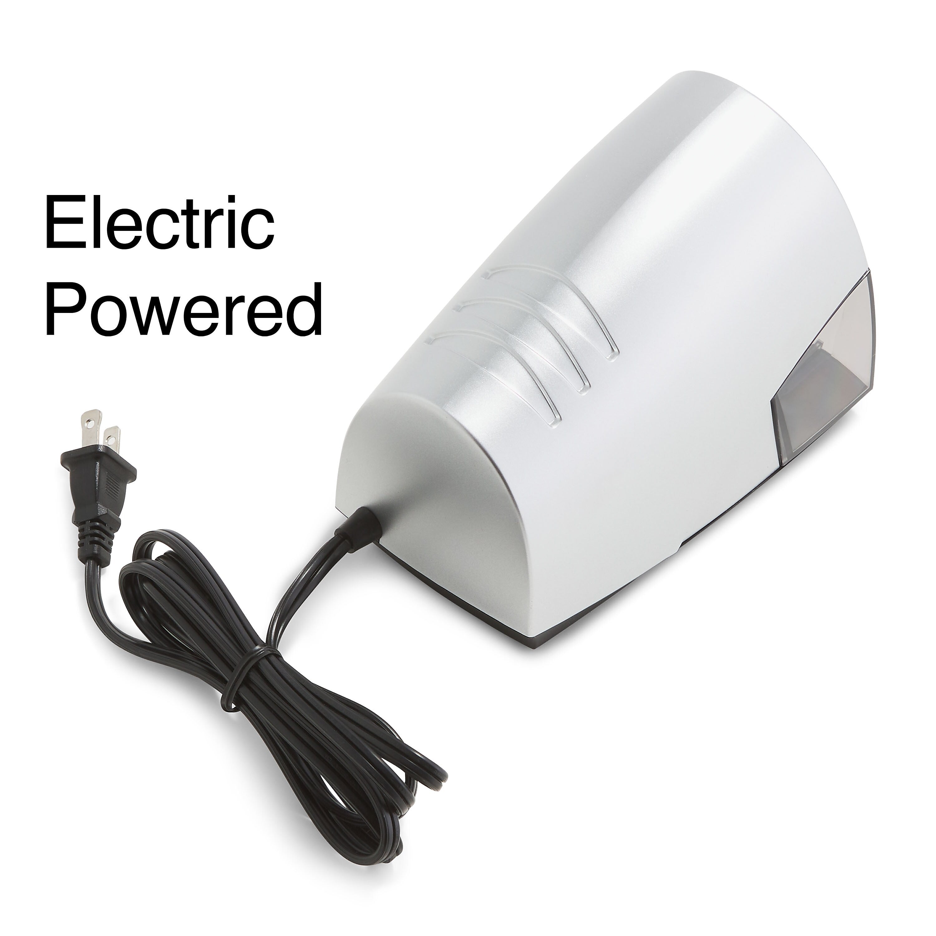 Staples® Electric Pencil Sharpener, Gray/Silver