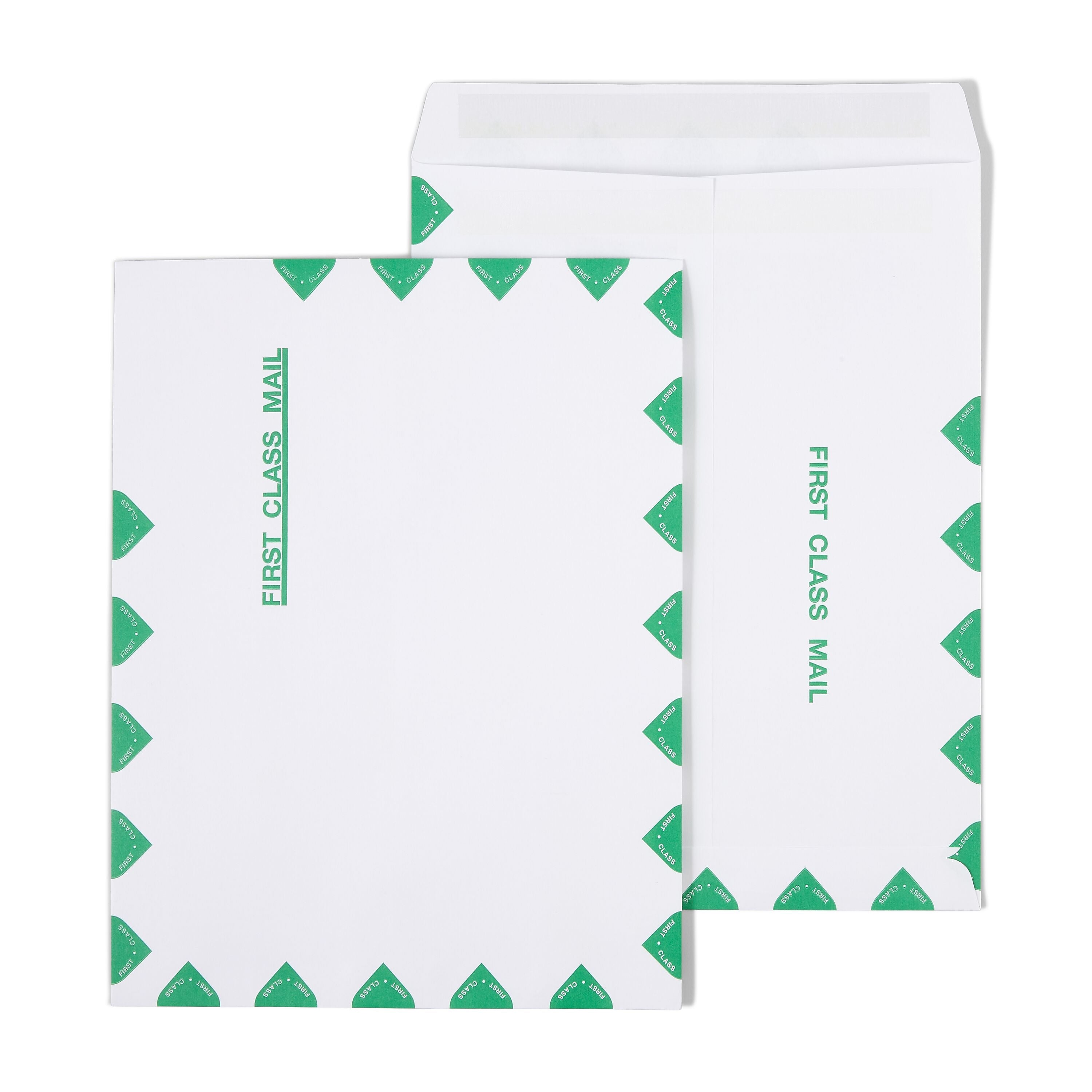 Staples First Class Self Seal #13 Envelope, 10