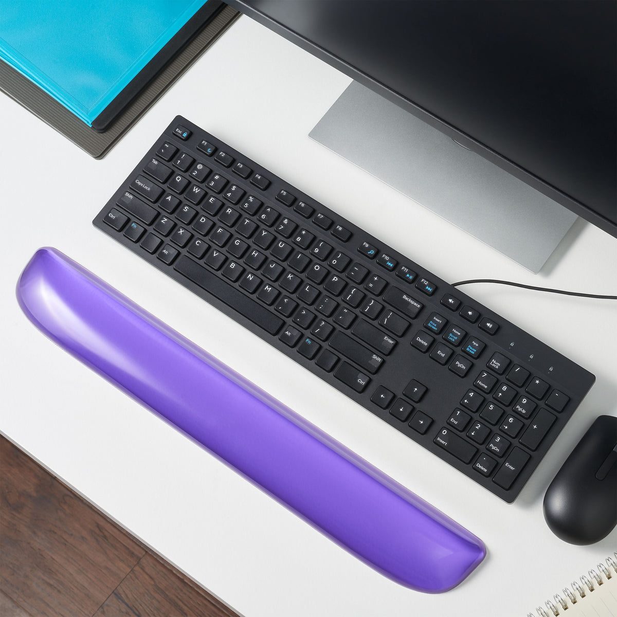 Staples Gel Wrist Rest, Purple Crystal