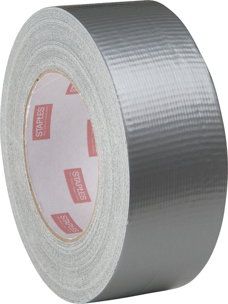 Staples General Purpose Duct Tape, 2"W x 60 yds., Silver