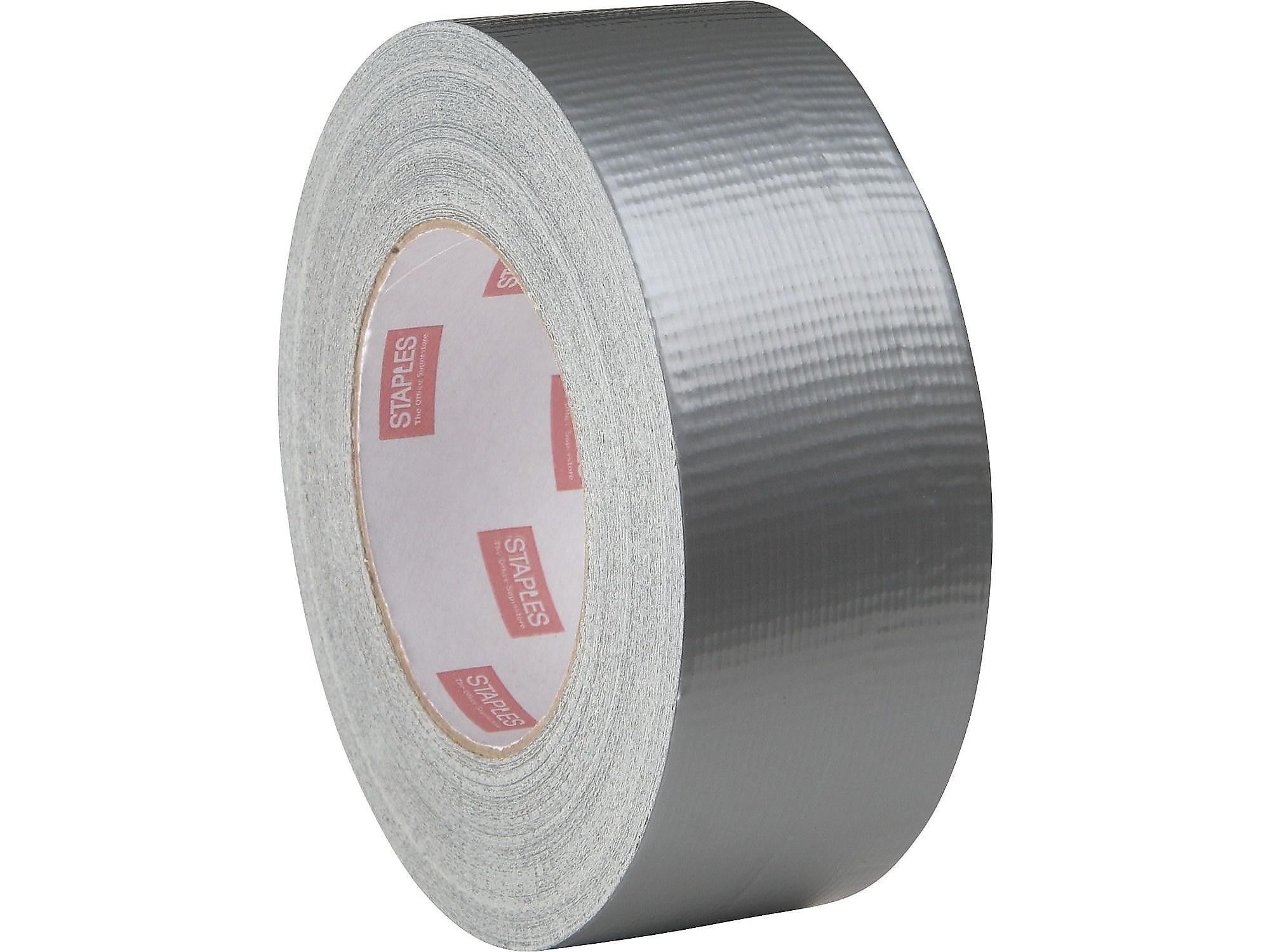 Staples General Purpose Duct Tape, 2"W x 60 yds., Silver