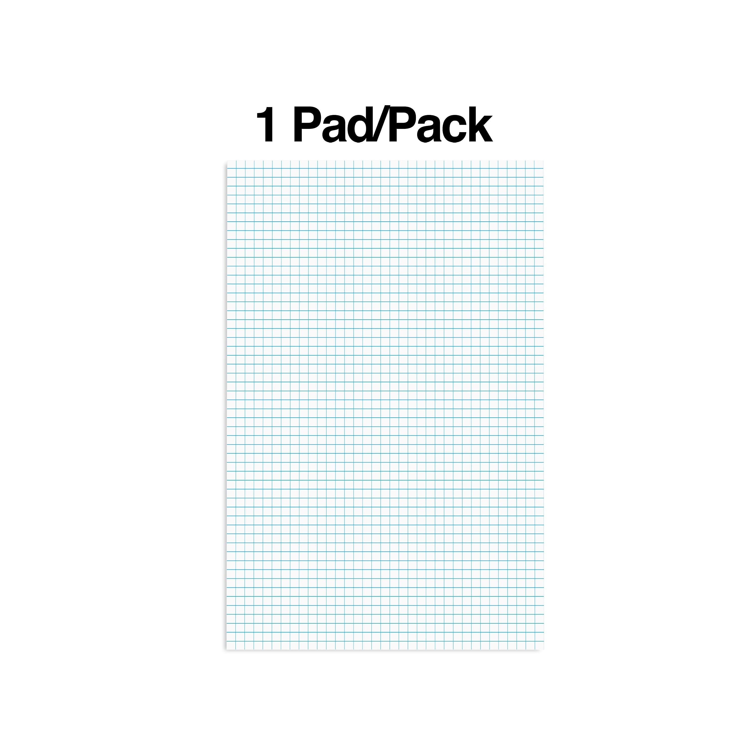 Staples® Graph Pad, 11" x 17", Graph Ruled, White, 50 Sheets/Pad