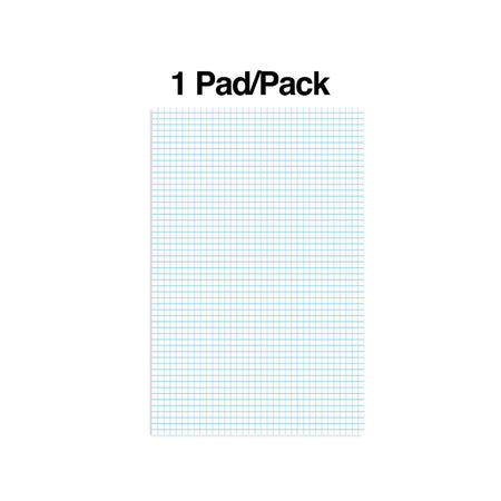 Staples® Graph Pad, 11" x 17", Graph Ruled, White, 50 Sheets/Pad