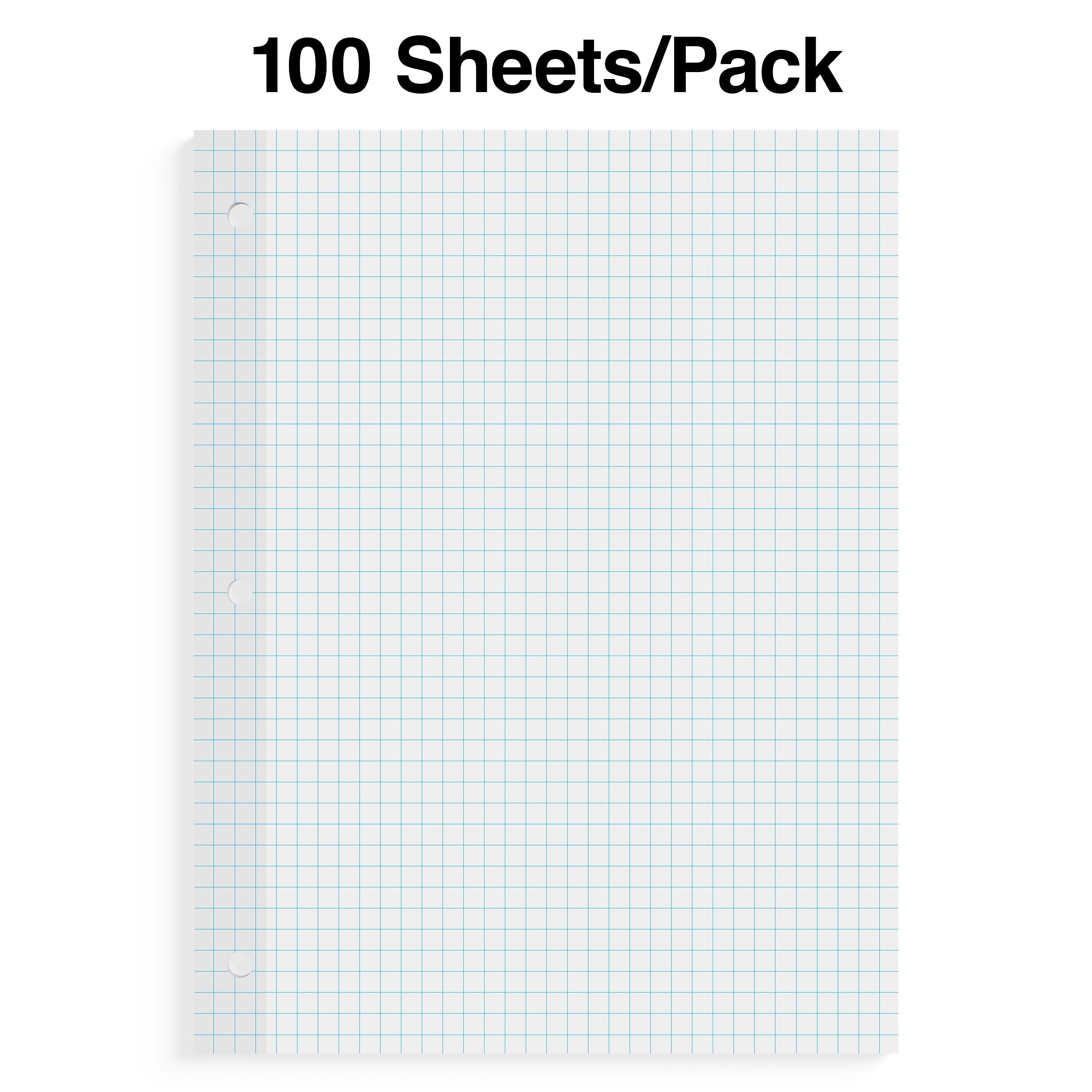 Staples Graph Ruled Filler Paper, 8.5