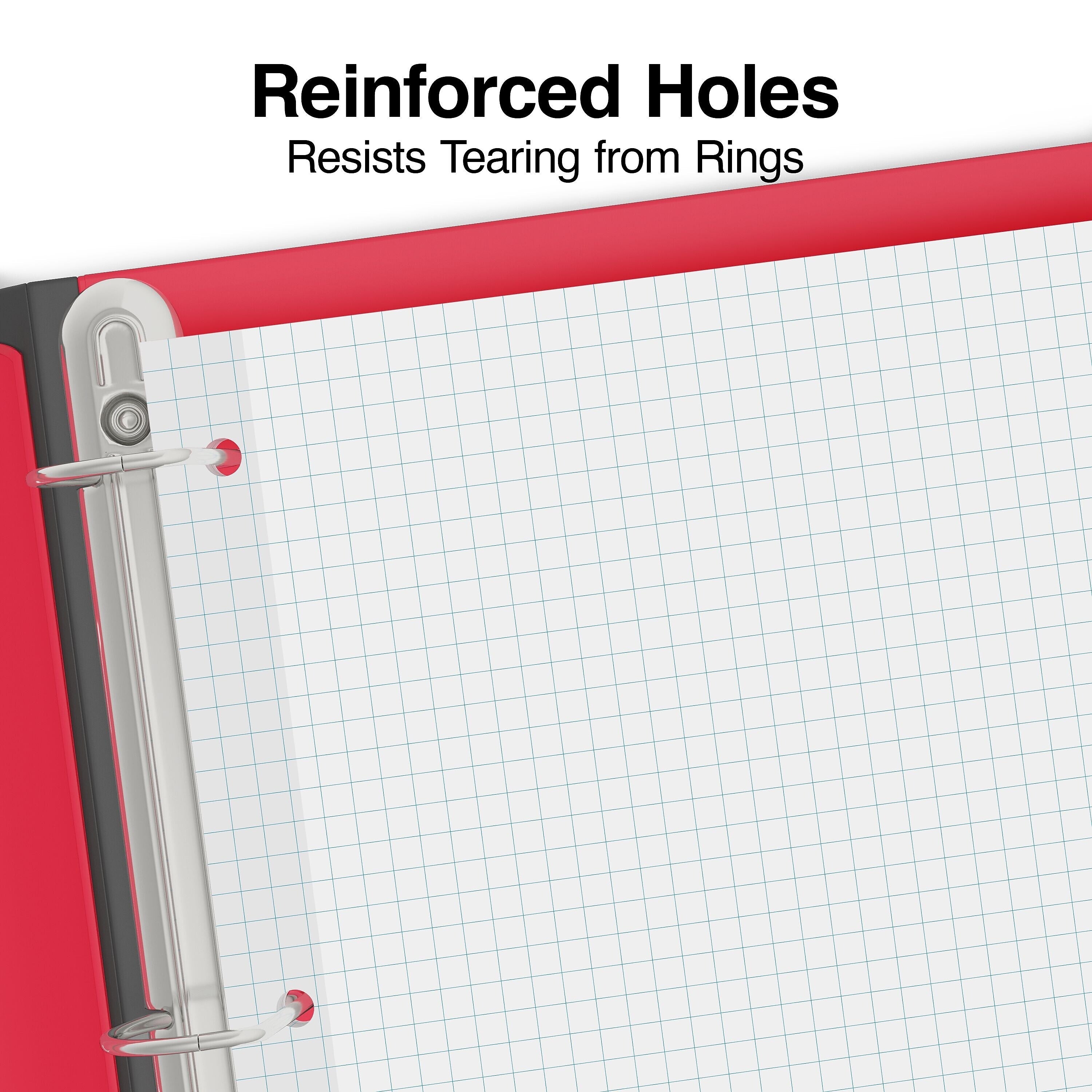 Staples Graph Ruled Filler Paper, 8.5