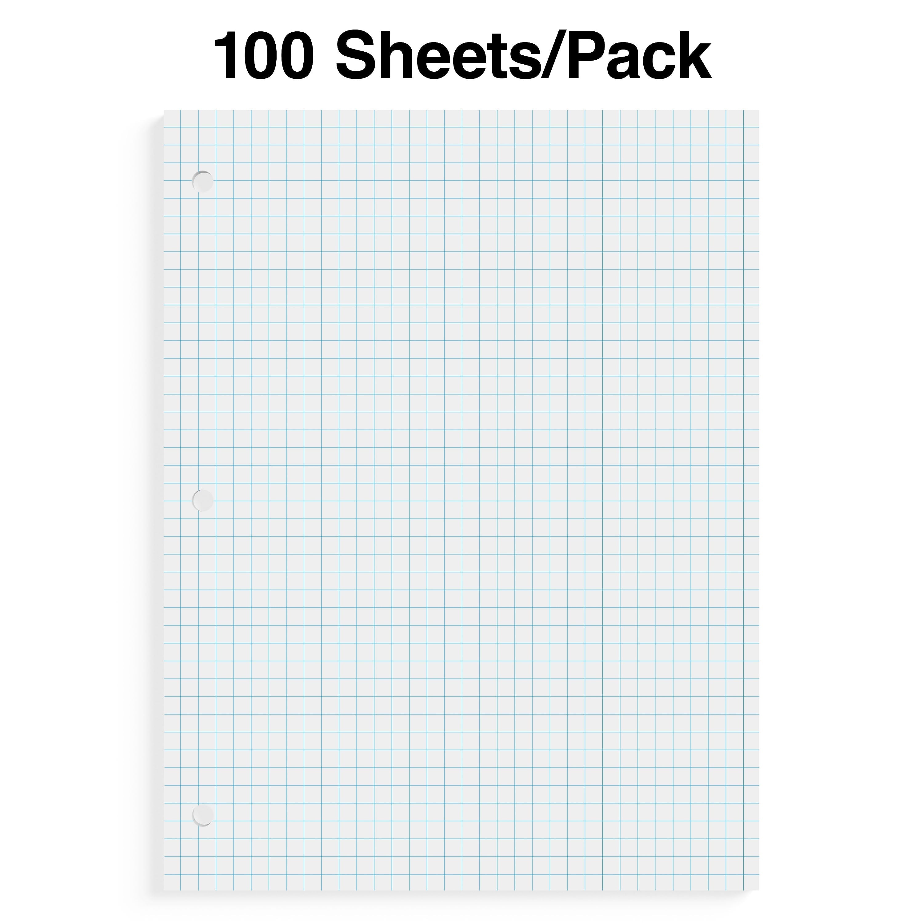 Staples Graph Ruled Filler Paper, 8.5
