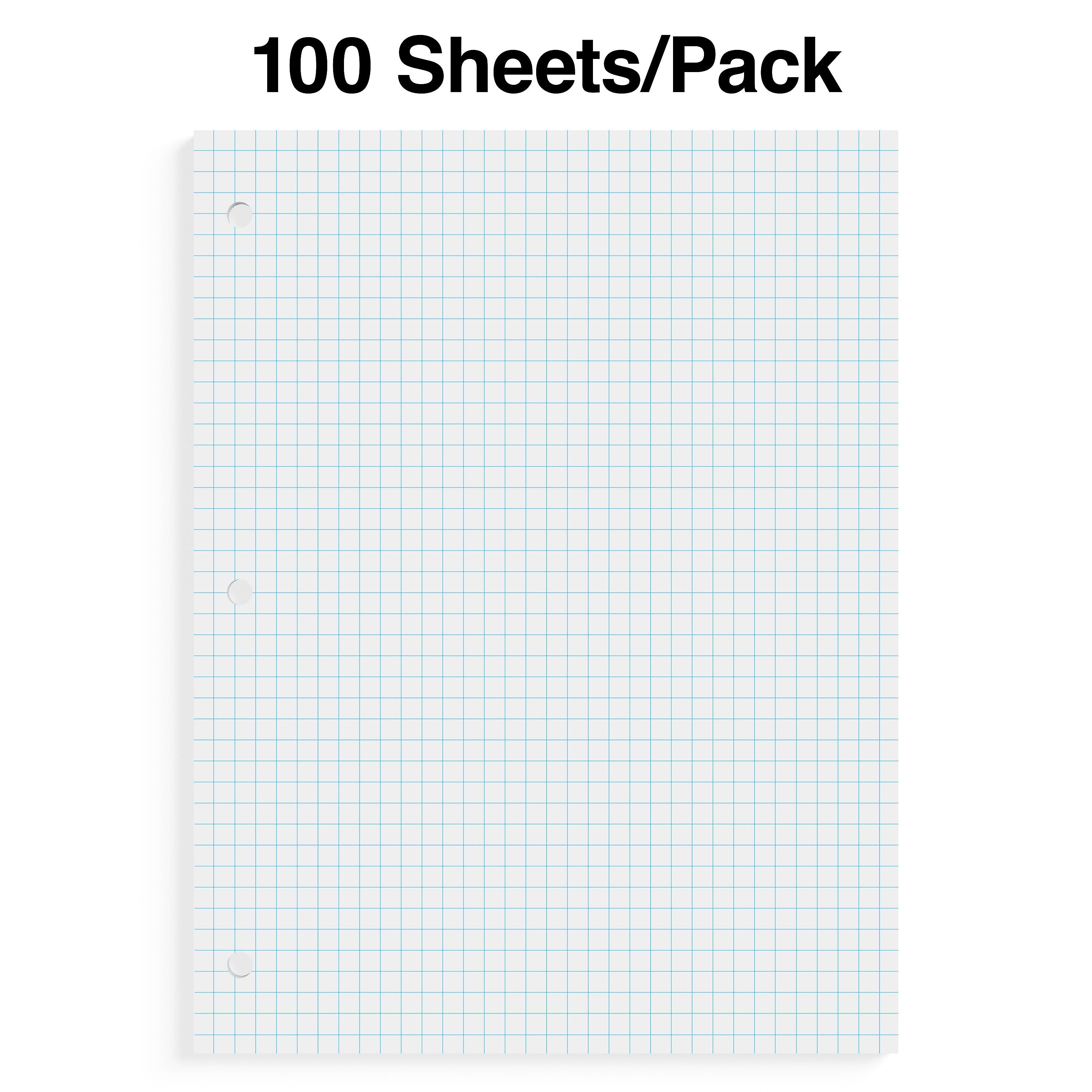 Staples Graph Ruled Filler Paper, 8.5