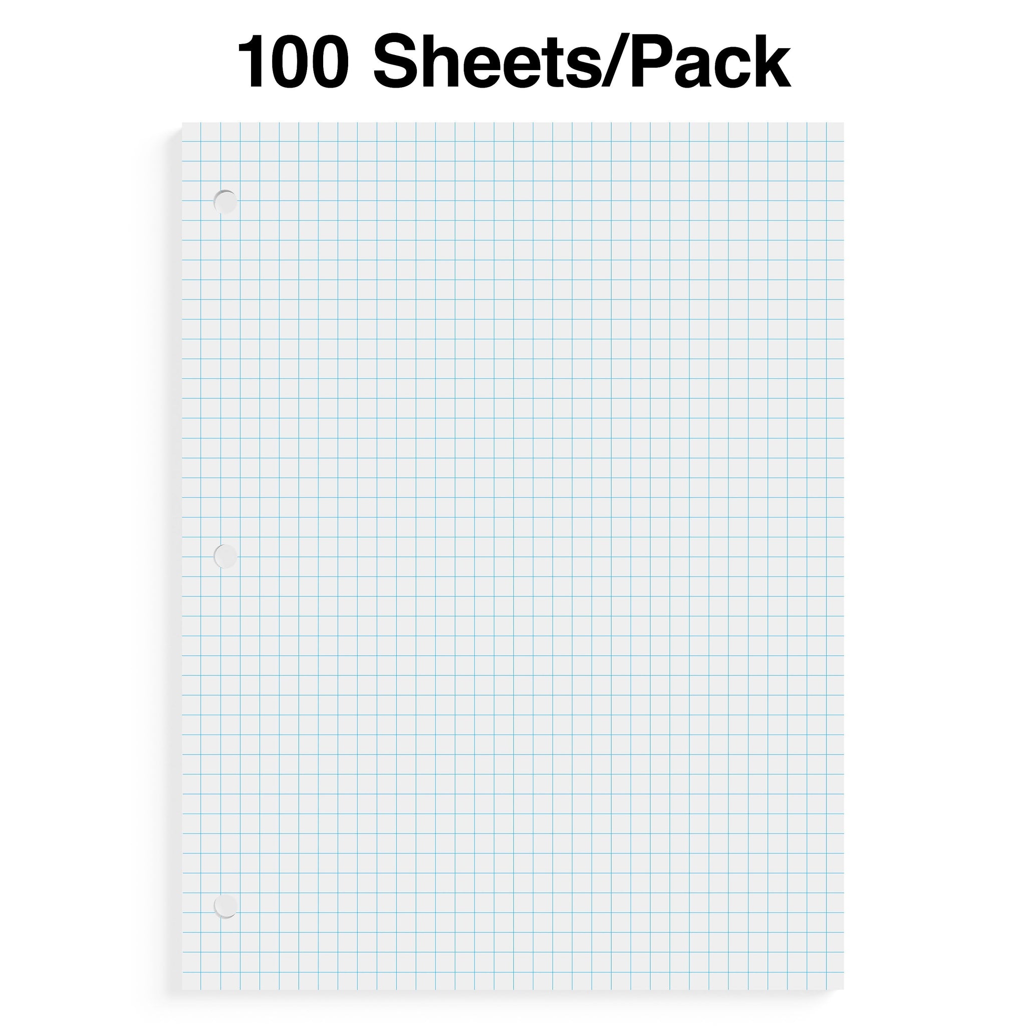 Staples Graph Ruled Filler Paper, 8.5