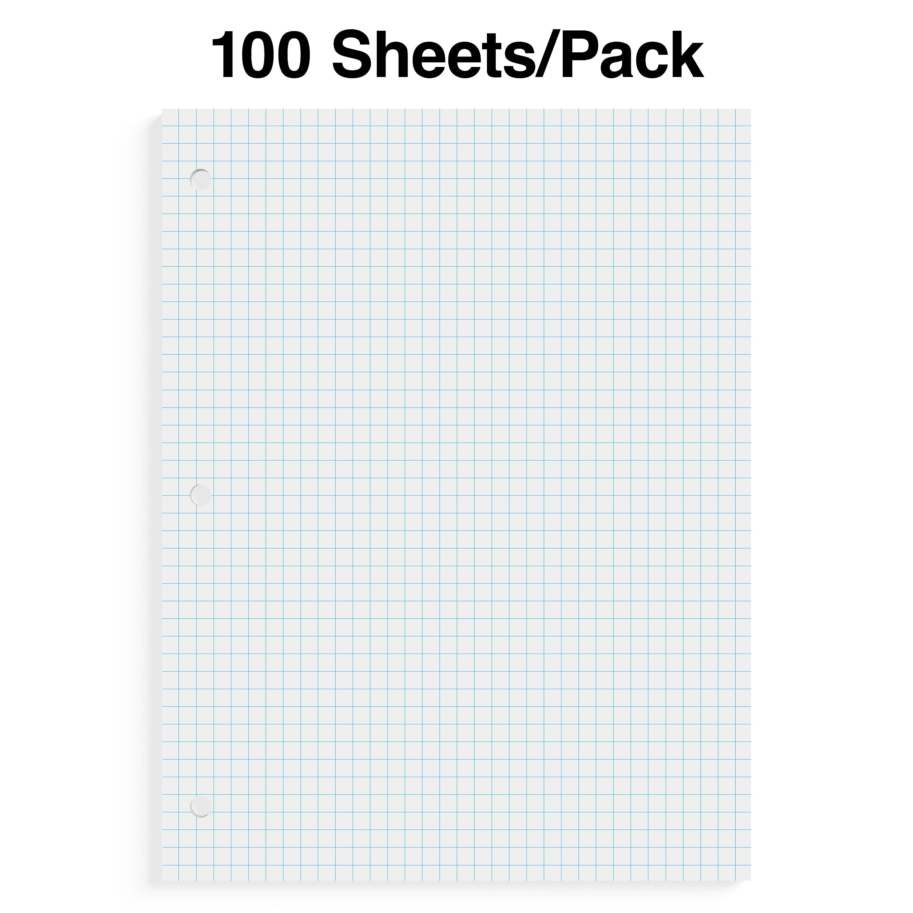 Staples Graph Ruled Filler Paper, 8.5