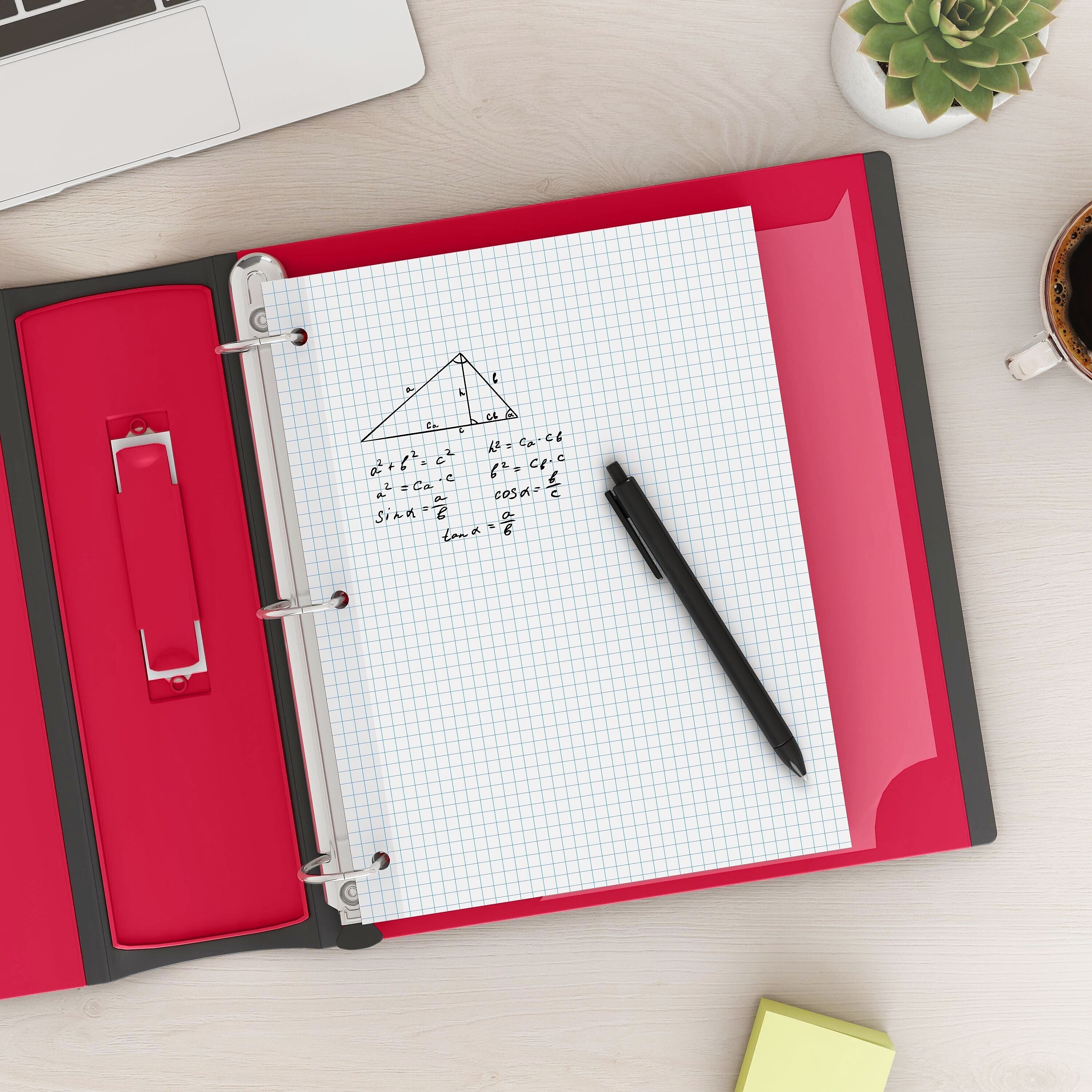 Staples Graph Ruled Filler Paper, 8.5