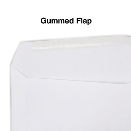 Staples Gummed #10 Business Envelope, 4 1/8" x 9 1/2", White Wove, 500/Box