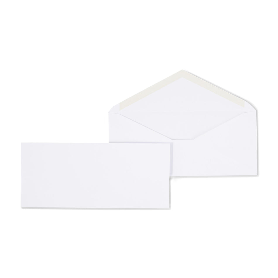 Staples Gummed #10 Business Envelopes, 4 1/8" x 9 1/2", White, 500/Box