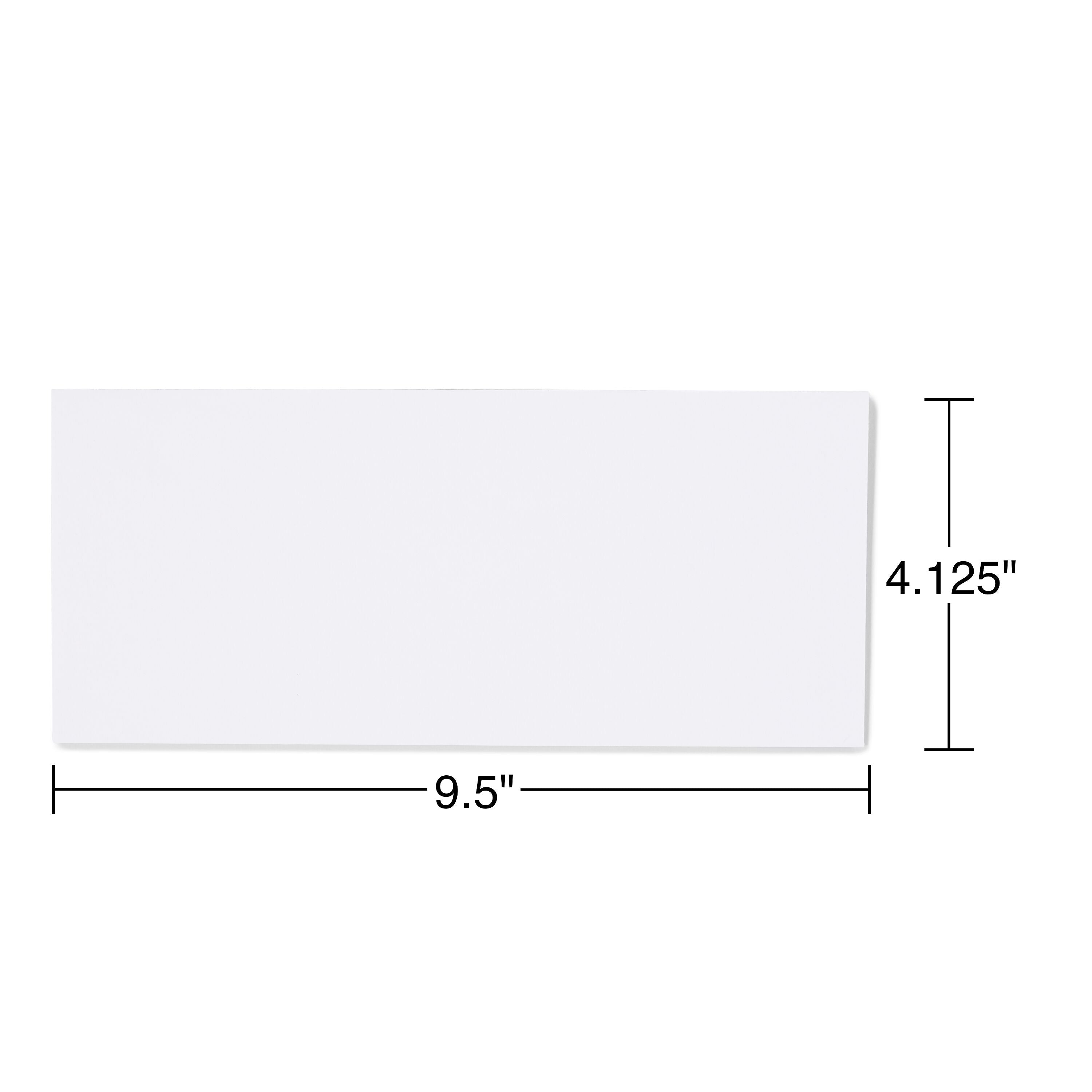 Staples Gummed #10 Business Envelopes, 4 1/8