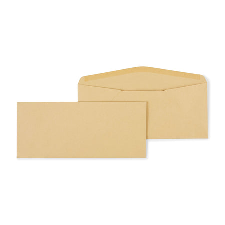 Staples Gummed #11 Business Envelopes, 4 1/2" x 10 3/8", Brown, 500/Box