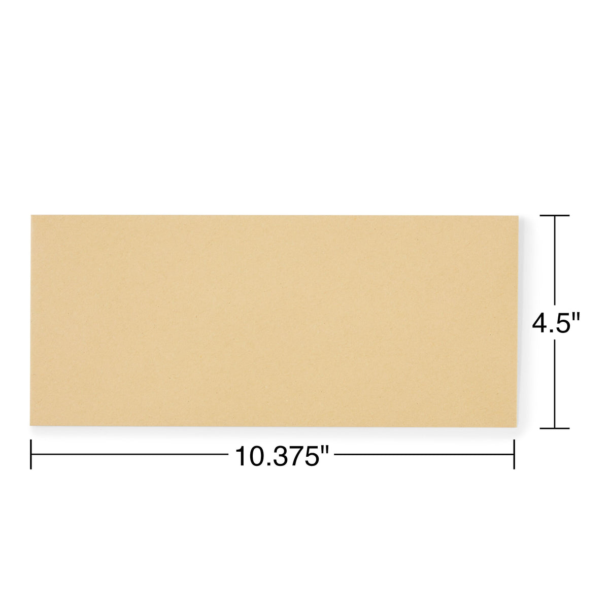 Staples Gummed #11 Business Envelopes, 4 1/2" x 10 3/8", Brown, 500/Box