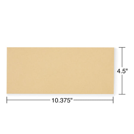 Staples Gummed #11 Business Envelopes, 4 1/2" x 10 3/8", Brown, 500/Box