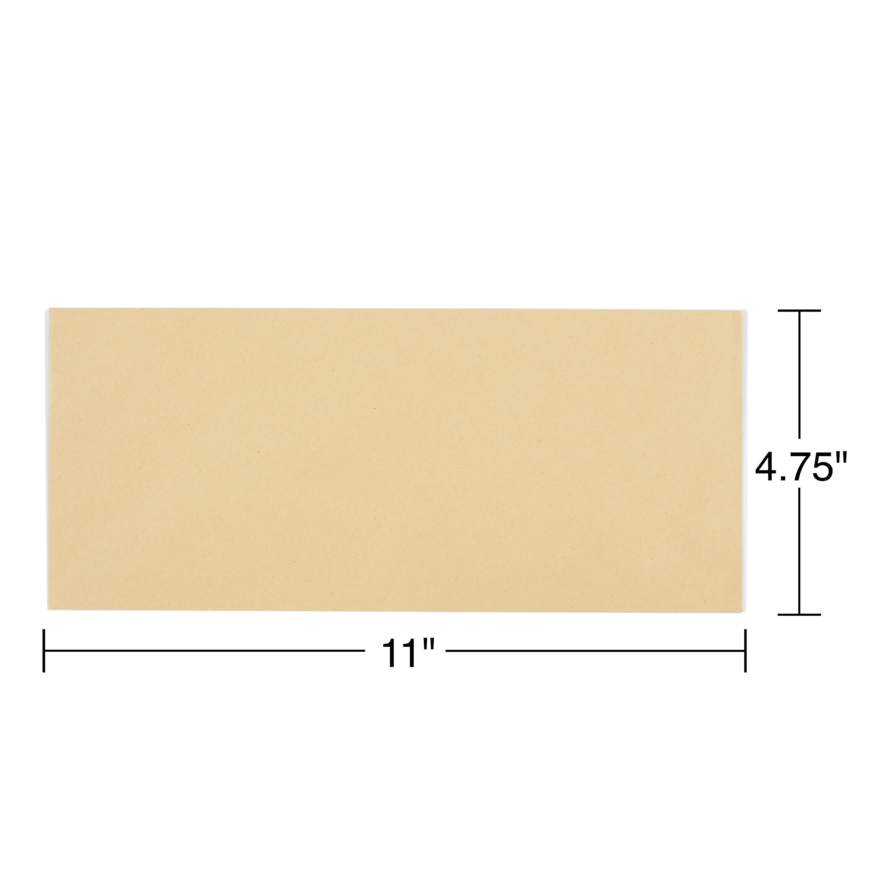 Staples Gummed #12 Business Envelopes, 4 3/4" x 11", Kraft, 500/Box