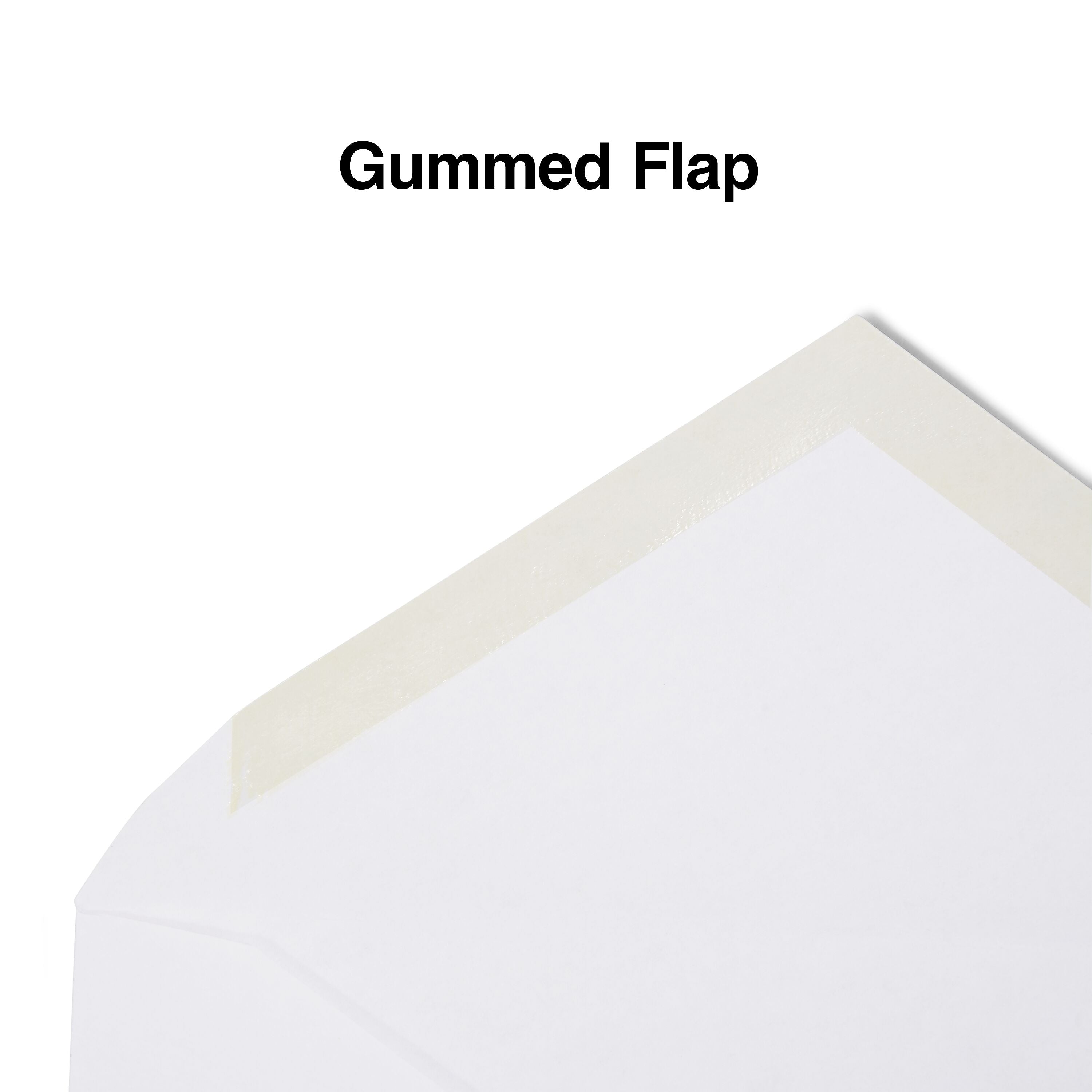 Staples Gummed #6 Business Envelopes, 3 5/8" x 6 1/2", White, 500/Box