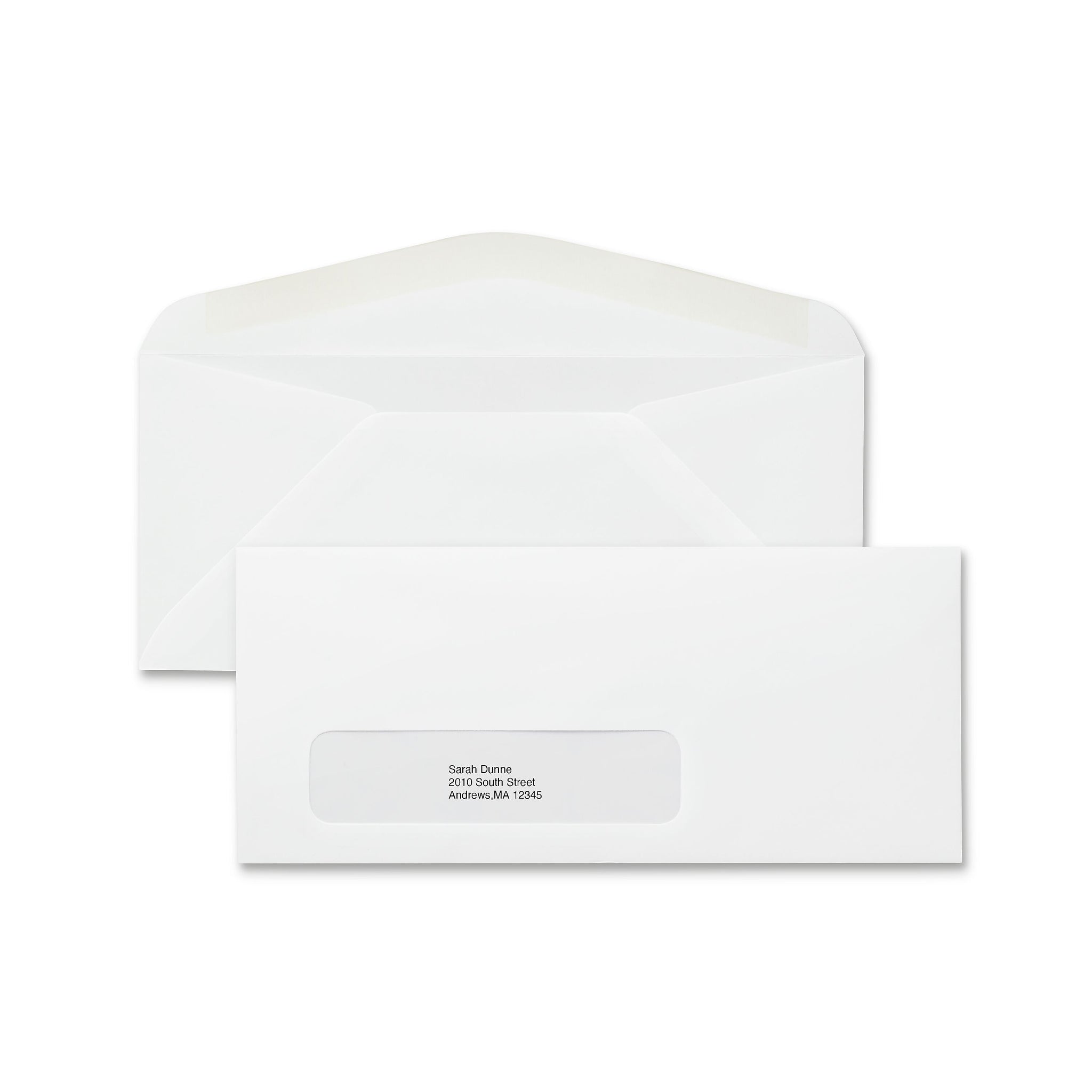Staples Gummed #9 Business Envelope, 3 7/8