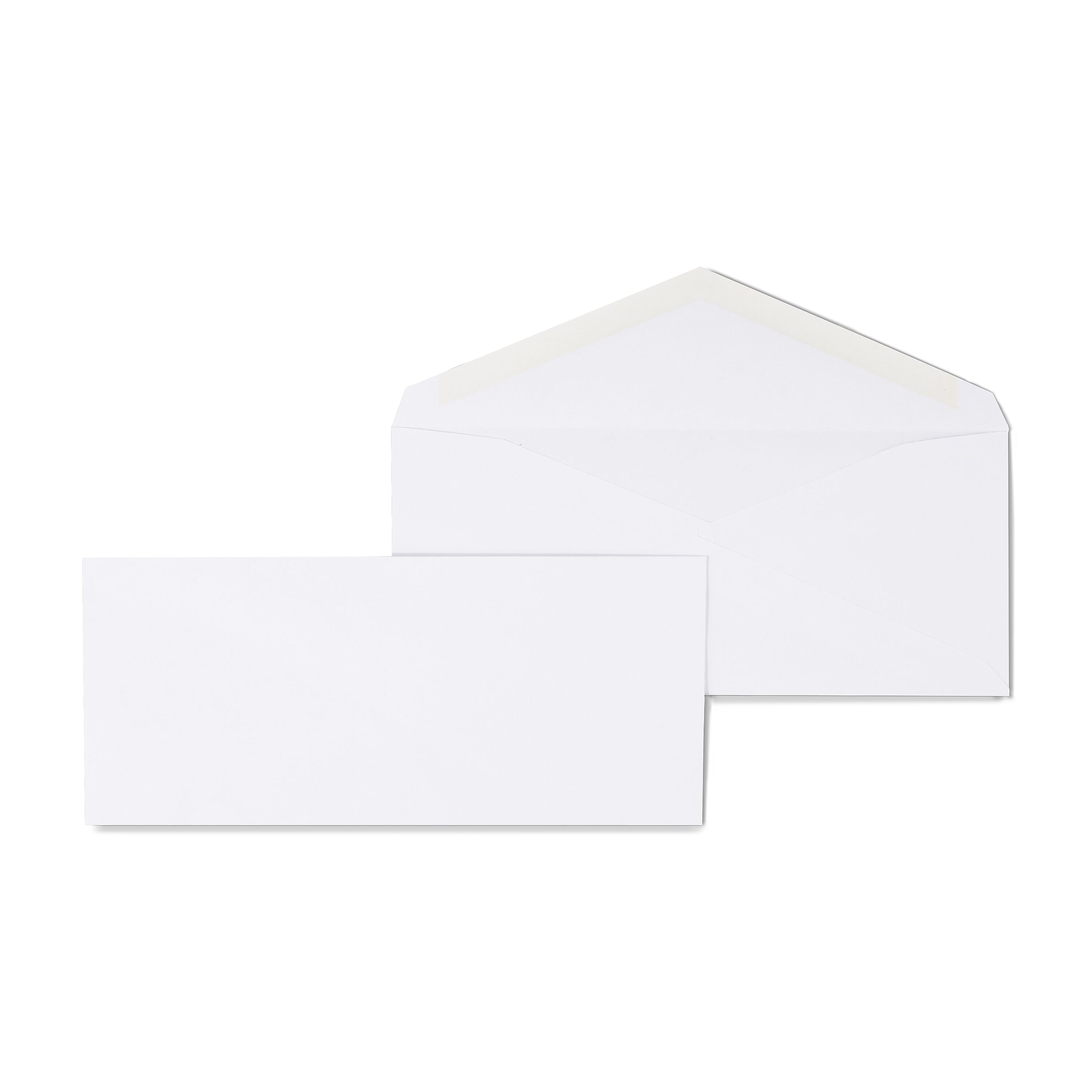 Staples Gummed #9 Business Envelopes, 3 7/8