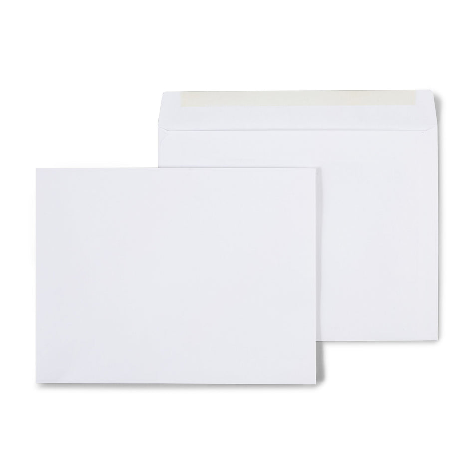 Staples Gummed Booklet Envelopes, 10" x 13", White, 100/Box