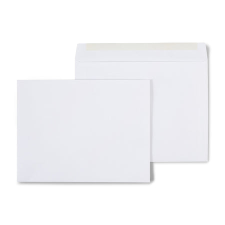 Staples Gummed Booklet Envelopes, 10" x 13", White, 100/Box