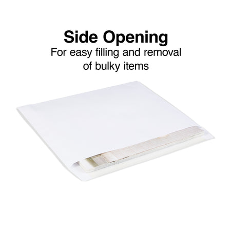 Staples Gummed Booklet Envelopes, 10" x 13", White, 100/Box