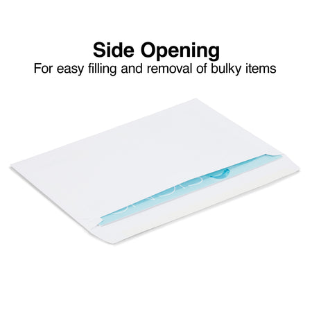 Staples Gummed Booklet Envelopes, 6" x 9", White, 250/Box